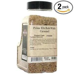 Excalibur Prime Rib Rub With Caramel, 24.5 Ounce Units (Pack of 2 
