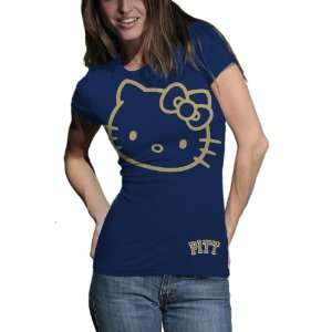  NCAA Pittsburgh Panthers Hello Kitty Inverse Junior Crew 