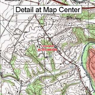 USGS Topographic Quadrangle Map   Lemoyne, Pennsylvania (Folded 