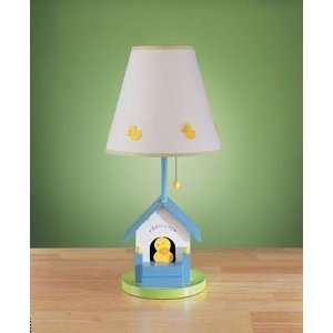  Yellow Duck Bird House Table Lamp