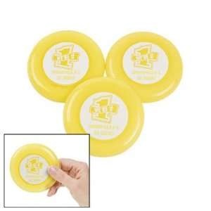  Personalized Yellow Team Spirit Flying Disks   Games 