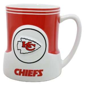  Kansas City Chiefs 20 Ounce Game Time Sculpted Logo Relief 