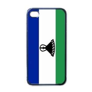  Lesotho Flag Black Iphone 4   Iphone 4s Case Office 