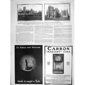  1906 ELY CATHEDRAL ARCHITECTURE CARRON FIRE LEMCO