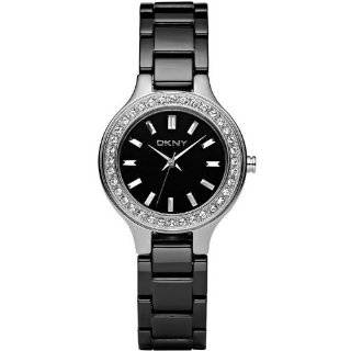 DKNY Ceramic Quartz Black Dial Womens Watch NY4980