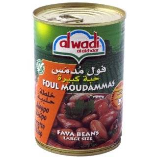   Foul Moudammas   Fava Beans   Aleppo Recipe, 15 Ounce (Pack of 12