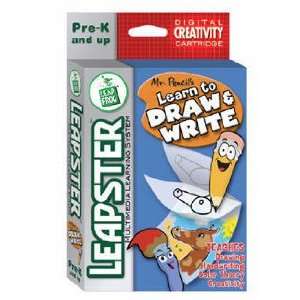  Leapfrog Leapster Mr. Pencils Learn to Draw And Write 