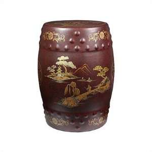  Oriental Furniture LCQ 18GS Red Imperial Heavens Red 