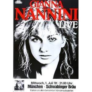  Gianna Nannini   Latin Lover 1981   CONCERT   POSTER from 