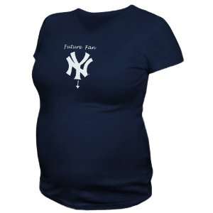 New York Yankees Ladies Navy Blue Future Fan Maternity T shirt  