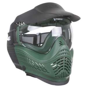  V Force Shield Single Paintball Goggles   Green Sports 