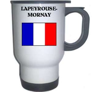  France   LAPEYROUSE MORNAY White Stainless Steel Mug 