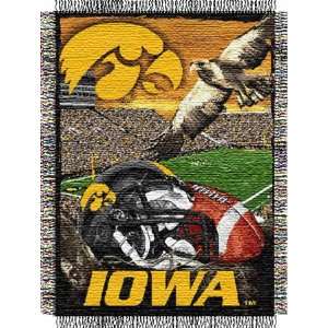  University of Iowa Collegiate Woven Tapestry Throws 