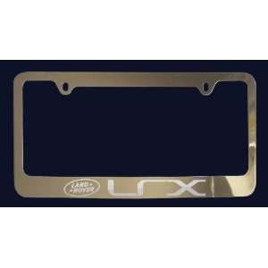  Land Rover LRX License Plate Frame (Zinc Metal 