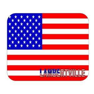  US Flag   Lambertville, Michigan (MI) Mouse Pad 