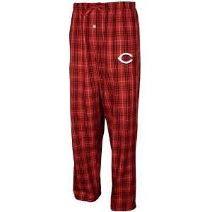  Cincinnati Reds Red Plaid Event Pajama Pants Sports 
