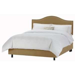   Arc Bed in Premier Saddle Size California King Furniture & Decor