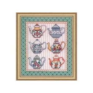  Tea Time Counted Cross Stitch Kit Arts, Crafts & Sewing