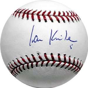  Ian Kinsler Autographed MLB Baseball
