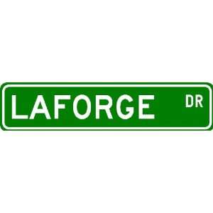  LAFORGE Street Sign ~ Personalized Family Lastname Sign 
