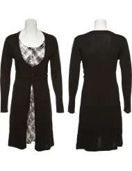   & Accessories Women Dresses Sweater Dresses Black