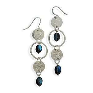   Sterling Silver Labradorite Drop Earrings West Coast Jewelry Jewelry