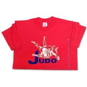 Martial Arts T shirt   Judo (Red T shirt)   CHL, CHM, L, M, S, or XL 