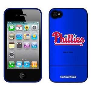  Philadelphia Phillies Red Text on Verizon iPhone 4 Case by 