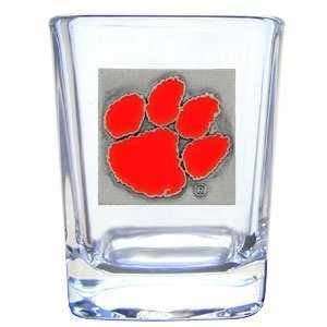  Clemson Tigers Glass Shot Glasses (Set of 2) Sports 