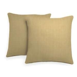   Upholstered Pillows, Set of 2, Textured Velvet, Dune