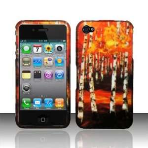  Apple Iphone 4, 4s Phone Protector Hard Cover Forest 