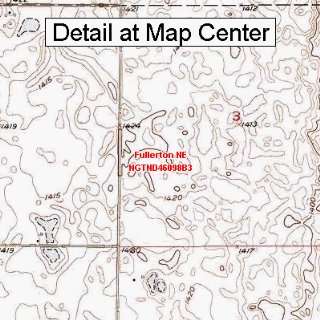  USGS Topographic Quadrangle Map   Fullerton NE, North 