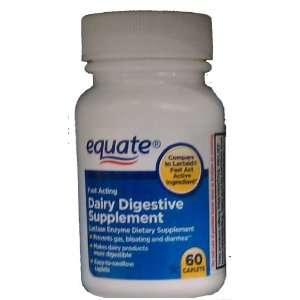 Equate Quick Action Dairy Digestive Supplement, 60ct 