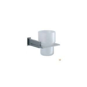  30 10 Series Wall Mounted Glass Holder, Brushed Stainless 
