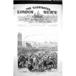  1872 Riots Belfast Orangemen Attacking Procession