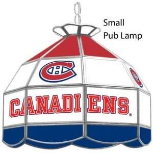  MONTREAL CANADIENS NHL TIFFANY STYLE GLASS POKER LAMP 