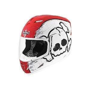  Icon Airframe Crossbones Racer Motorcycle Helmet Sports 