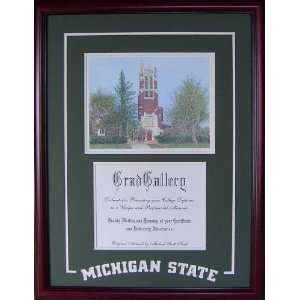  Michigan State University Diploma Frame