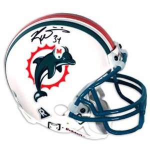  Ricky Williams Miami Dolphins Autographed Mini Helmet 