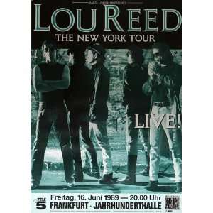  Lou Reed   The New York 1989   CONCERT   POSTER from 