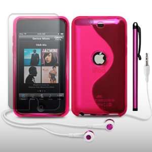 IPOD TOUCH 3 WAVE GEL CASE WITH SCREEN PROTECTOR, STYLUS & HEADSET BY 