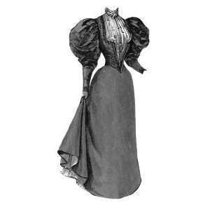  1895 Spring Gown Pattern 