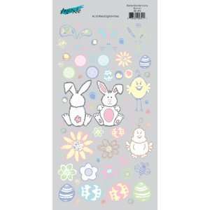  Easter Doodle Icons Rub Ons for Scrapbooking (ED393)