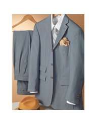 Paul Fredrick Striped Super 100s Wool Three Button Suit