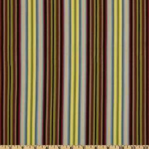  44 Wide City Scapes Stripe Multi Fabric By The Yard 