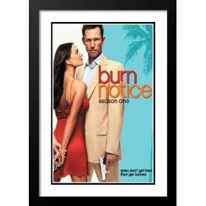  Burn Notice (TV) 32x45 Framed and Double Matted TV Poster 