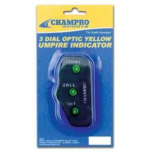 Baseball Umpire Equipment   Umpire Indicator, Trad. 3 Dial, Optic 