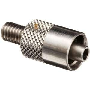 Male Luer to Threaded End Stainless Steel 303 10 32 Thread  