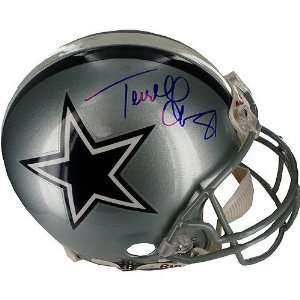  Terrell Owens Dallas Cowboys Autographed Mini Helmet 