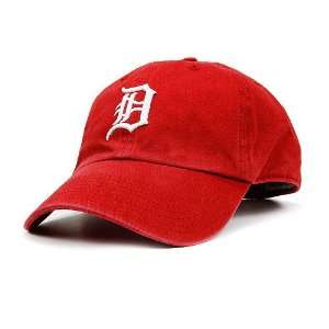   Tigers Garment Washed Red Franchise Fitted Cap